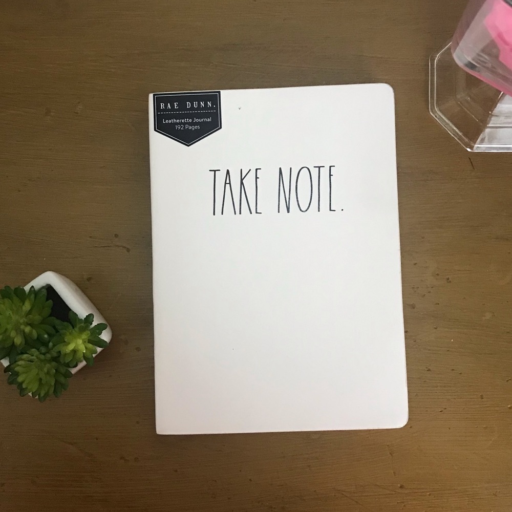 Notebook Rae Dunn 192pg Journal Take Note - Picture 2 of 6